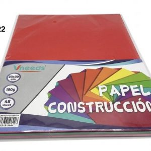 VNEEDS SET PAPEL CONSTRUCCION 23X30CM 48/1