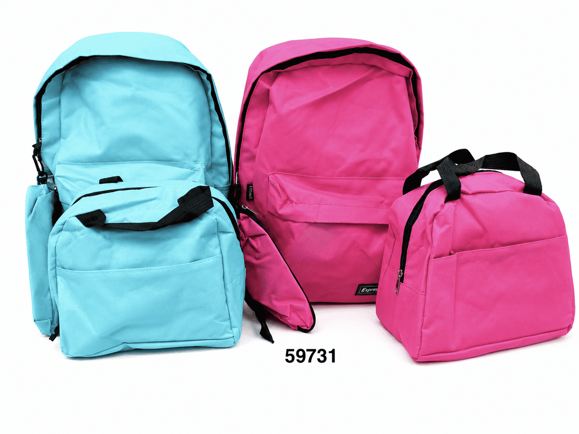 EXPLORER SET MOCHILA P/H 17" C/LONCHERA+ESTUCHE 3/1