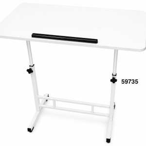 ESCRITORIO PLEGABLE C/RUEDAS 80X40X65-87CM