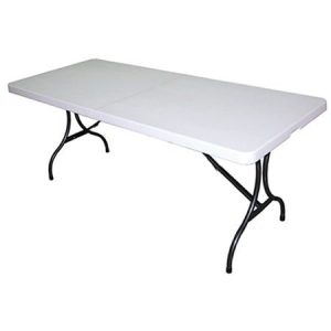 MESA PLEGABLE RECTANGULAR 6PIES 180X74X74CM