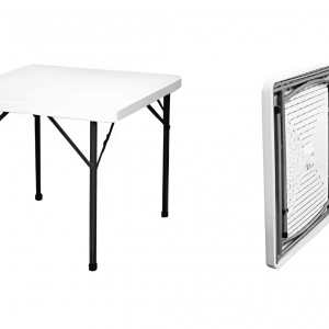 MESA PLEGABLE CUADRADA 34" 86X86X74CM