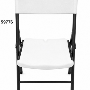 SILLA BLANCA PLEGABLE 51X48X86CM