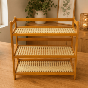 ESTANTE BAMBU 3NIVELES 36X20X42CM
