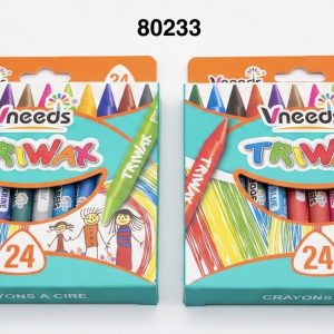 VNEEDS SET CRAYOLA 8.5CM 24/1
