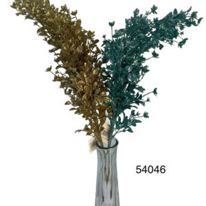 RAMO FLOR ARTIFICIAL C/BRILLO P/NAVIDAD 64CM