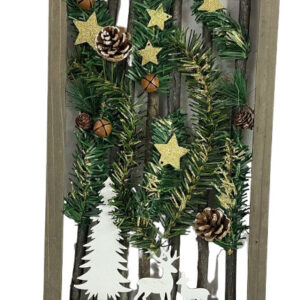 CUADRO ADORNO DE NAVIDAD 25X40CM