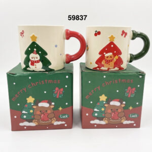 POZUELO DE NAVIDAD C/CUCHARA 9.5X9CM