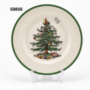 PLATO LLANO C/DISEÑO NAVIDAD 26.5X3CM