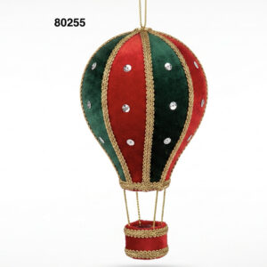GLOBO ADORNO P/ARBOL NAVIDAD 10X25CM