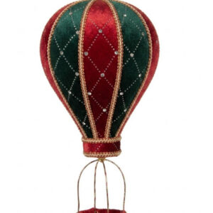 GLOBO ADORNO P/ARBOL NAVIDAD 13X30CM
