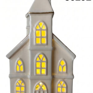 CASITA ADORNO DE NAVIDAD C/LUZ 11.4X7.1X20.2CM