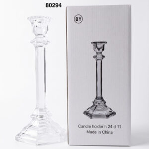 CANDELABRO DE CRISTAL 9X24CM
