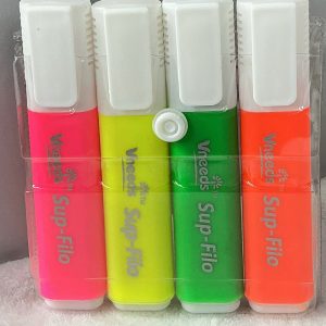 VNEEDS RESALTADOR COLOR NEON 4/1