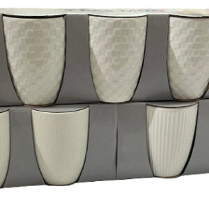 SET POZUELOS BLANCOS 7.5X10.5CM 3/1