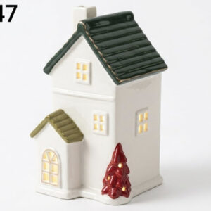 ADORNO CASITA DE NAVIDAD C/LUZ 8.5X9.5X16.5CM