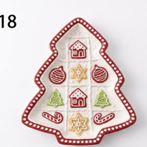 PLATO FORMA ARBOL NAVIDAD 22.5X27CM