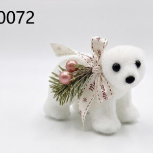 OSO BLANCO NAVIDAD 12CM