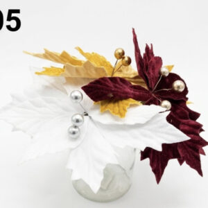 FLOR ARTIFICIAL NAVIDAD 20CM