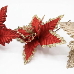 FLOR ARTIFICIAL NAVIDAD 26CM