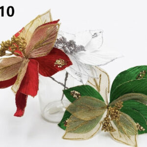 FLOR ARTIFICIAL NAVIDAD 24CM