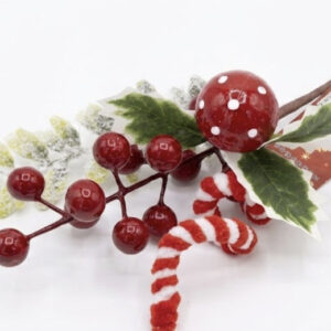 RAMO PICK ARTIFICIAL NAVIDAD 22CM