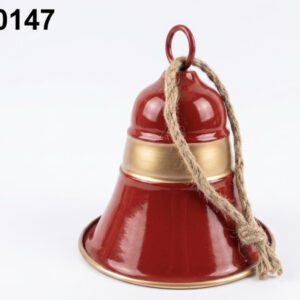 CAMPANA ADORNO DE NAVIDAD 16X19CM
