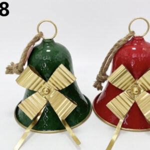CAMPANA ADORNO DE NAVIDAD 18X21CM