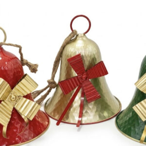 CAMPANA ADORNO DE NAVIDAD 22X26CM