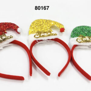 CINTILLO C/DIS NAVIDAD GORRO