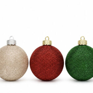 SET BOLA NAVIDAD C/BRILLO 3/1 8CM