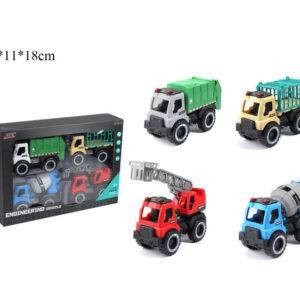 SET CAMION 4/1 53X11X18CM CAJA