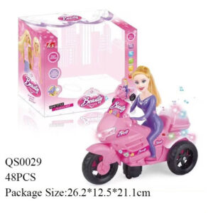 MUÑECA C/MOTOR LUZ+MUSICA CAJA
