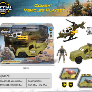 SET MILITAR RESCATE C/LUCES CAJA