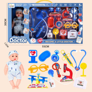 MUÑECA BEBE 10" C/ACCESORIOS DOCTOR CAJA