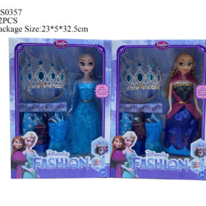 MUÑECA 11" C/ACCESORIOS BELLEZA CAJA