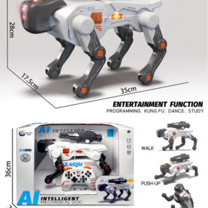 ROBOT TIPO PERRO C/LUZ+SONIDO A CONTROL REMOTO