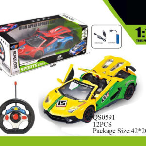 CARRO DEPORTIVO A CONTROL REMOTO 1:12 C/FUNCIONES