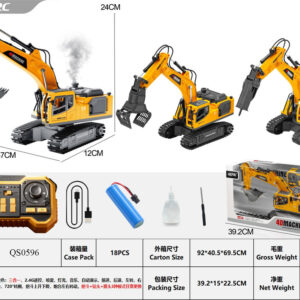 GRUA CONSTRUCCION C/FUNCIONES A CONTROL REMOTO