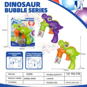 PISTOLA BURBUJA C/DIS DINO BLISTER