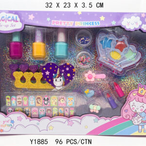 SET MAQUILLAJE C/ACCESORIOS 32X23CM CAJA
