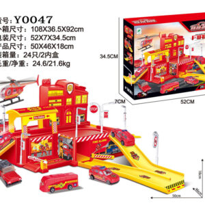 SET PARQUEO BOMBERO 50X18CM CAJA