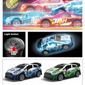 CARRO A CONTROL C/LUZ 1:18
