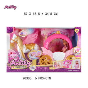 MUÑECA 11.5" C/ACCESORIO CABALLO C/FUNCION