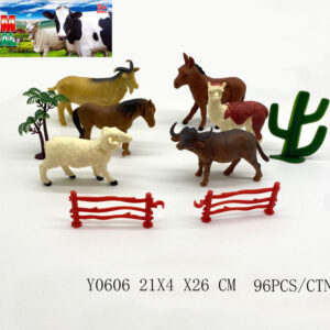 SET ANIMALES GRANJA 6/1 FUNDA