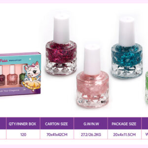 SET ESMALTE P/UÑAS 4/1 CAJA