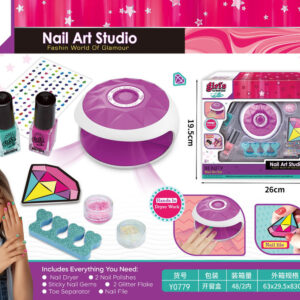 SET ACCESORIOS P/UÑAS ESMALTE CAJA