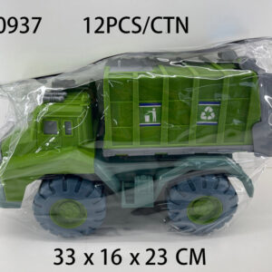 CAMION TIPO BASURERO 33X23CM FUNDA