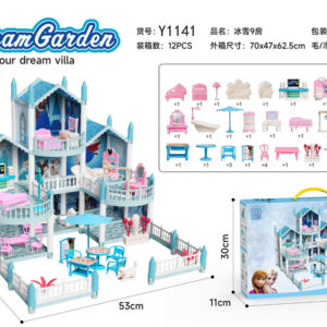 SET VILLA P/ARMAR C/ACCESORIOS 53X52CM