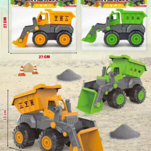 CAMION CONSTRUCCION 27X27CM FUNDA