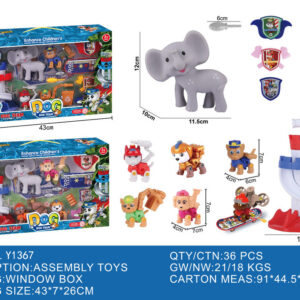 SET SUPERHEROE PERROS C/ACCESORIOS CAJA